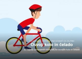 Nestle: Osvoji kolo in čelado