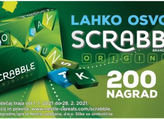 Nestle: Lahko osvoji SCRABBLE ORIGINAL z Nestlé Žitaricami