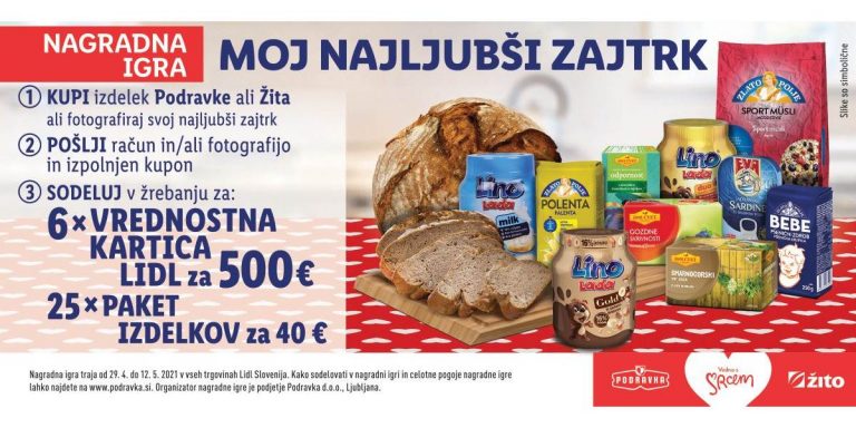 Lidl nagradna igra 2021