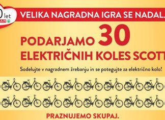 Spar nagradna igra 2021: 30 let – 30 električnih koles