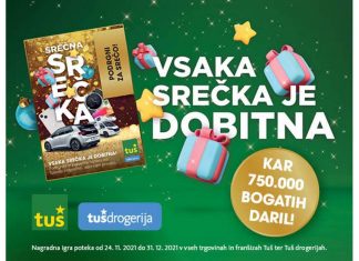Tuš nagradna igra 2021: Srečna srečka