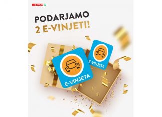 Spar Slovenija nagradna igra: 2 E-VINJETE