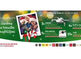 Nestle nagradna igra: Ujemite čarobne praznične trenutke z vašimi najbližjimi