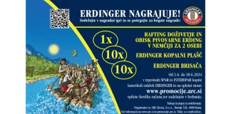 Erdinger nagradna igra 2024: Osvoji neponovljivo Erdinger rafting doživetje!