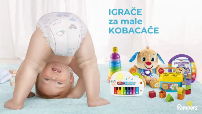 Pampers nagradna igra: IGRAČE za male KOBACAČE