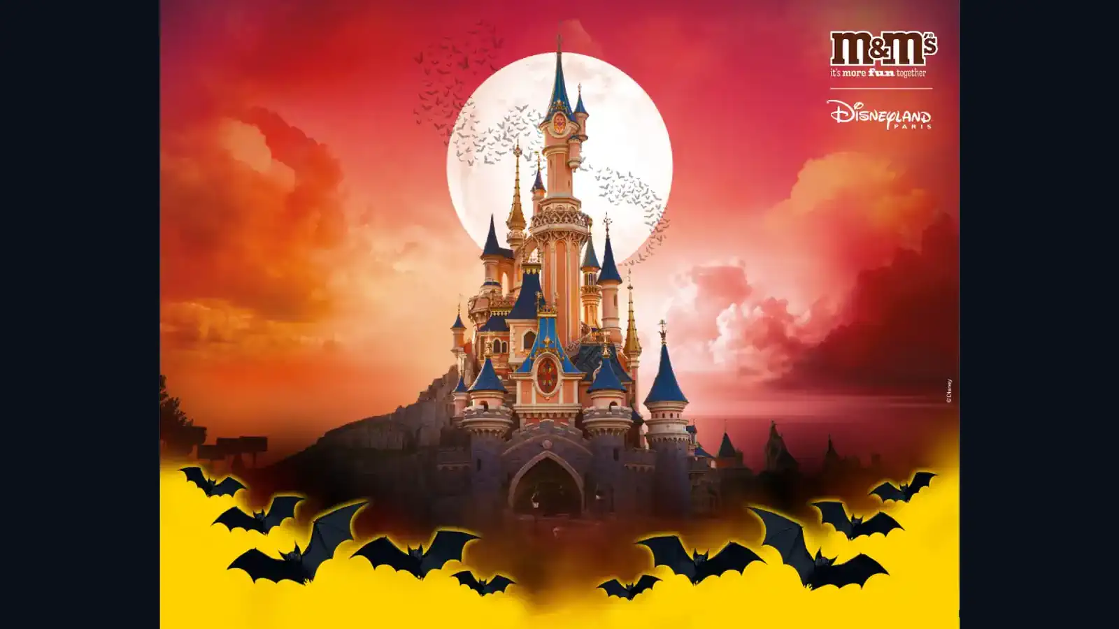 m&m nagradna igra 2025: Noč čarovnic v Disneylandu Paris