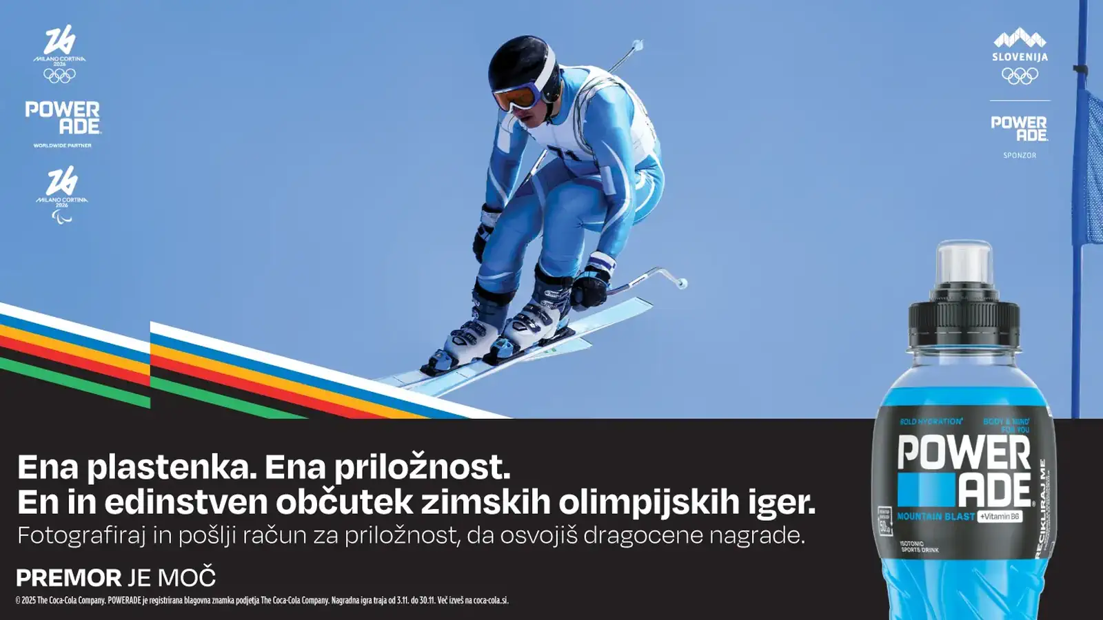 Powerade nagradna igra: Powerade & Zimske olimpijske igre 2026