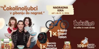 Čokolino nagradna igra: Čokolinoljubci, v gibanju do nagrad