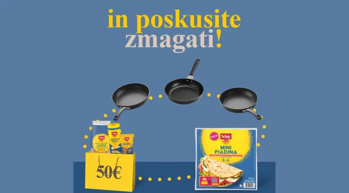 Dr. Schär nagradna igra 2026: Mini Piadina sticker promo Dr. Schär nagradna igra 2026: Mini Piadina sticker promo