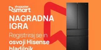Shoppster nagradna igra: Osvoji Hisense hladilnik!