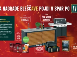 AVE nagradna igra: Za nagrade bleščave pojdi v Spar po Ave