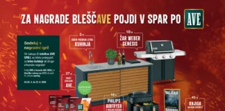 AVE nagradna igra: Za nagrade bleščave pojdi v Spar po Ave