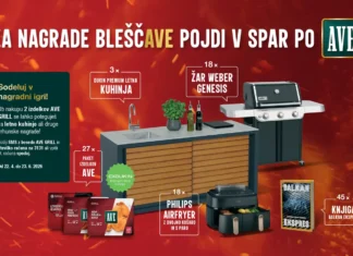 AVE nagradna igra: Za nagrade bleščave pojdi v Spar po Ave