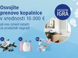 dm nagradna igra 2026: Prenova kopalnice