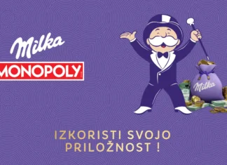 Milka nagradna igra 2026: Milka x Monopoly