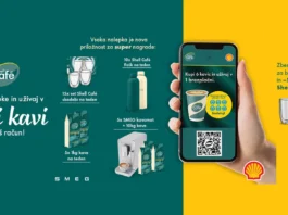 Shell nagradna igra: Uživaj v Shell Café in se poteguj za super nagrade
