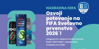 Unilever nagradna igra: Osvoji pot na Fifa Svetovno prvenstvo 2026 Unilever nagradna igra: Osvoji pot na Svetovno prvenstvo v nogometu FIFA 2026
