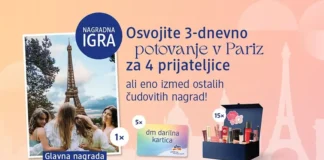 dm nagradna igra: dm te pelje v mesto ljubezni