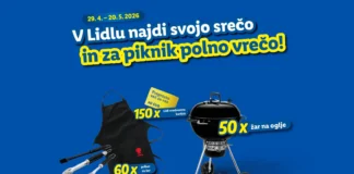 Lidl&Union nagradna igra: V Lidlu najdi svojo srečo in za piknik polno vrečo