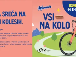 Manner nagradna igra: Osvoji eno od 14 e-koles