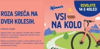 Manner nagradna igra: Osvoji eno od 14 e-koles