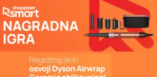 Shoppster nagradna igra: Registriraj se v Smart program lojalnosti in osvoji oblikovalec las Dyson Airwrap!