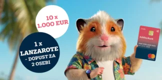 Addiko Bank nagradna igra 2026: Addiko in Mastercard nagrajujeta