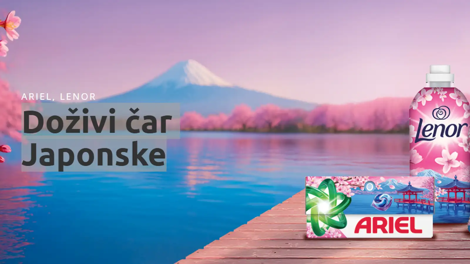 Ariel in Lenor nagradna igra 2026: DOŽIVI ČAR JAPONSKE Ariel in Lenor nagradna igra 2026: DOŽIVI ČAR JAPONSKE