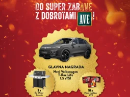AVE nagradna igra: Do super zabave z dobrotami Ave