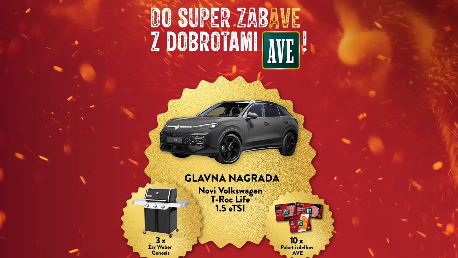 AVE nagradna igra: Do super zabave z dobrotami Ave AVE nagradna igra: Do super zabave z dobrotami Ave