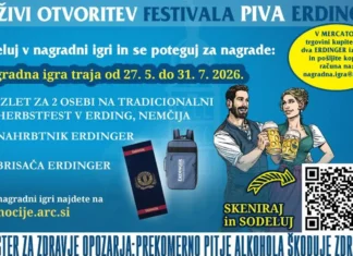 Erdinger nagradna igra 2026: Doživi Erdinger festival piva Herbstfest!