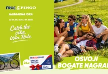 FRUCTAL nagradna igra 2026: FRUC & PINGO & Catch the vibe. Win. Ride.