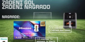 Hisense nagradna igra 2026: Zadeni gol