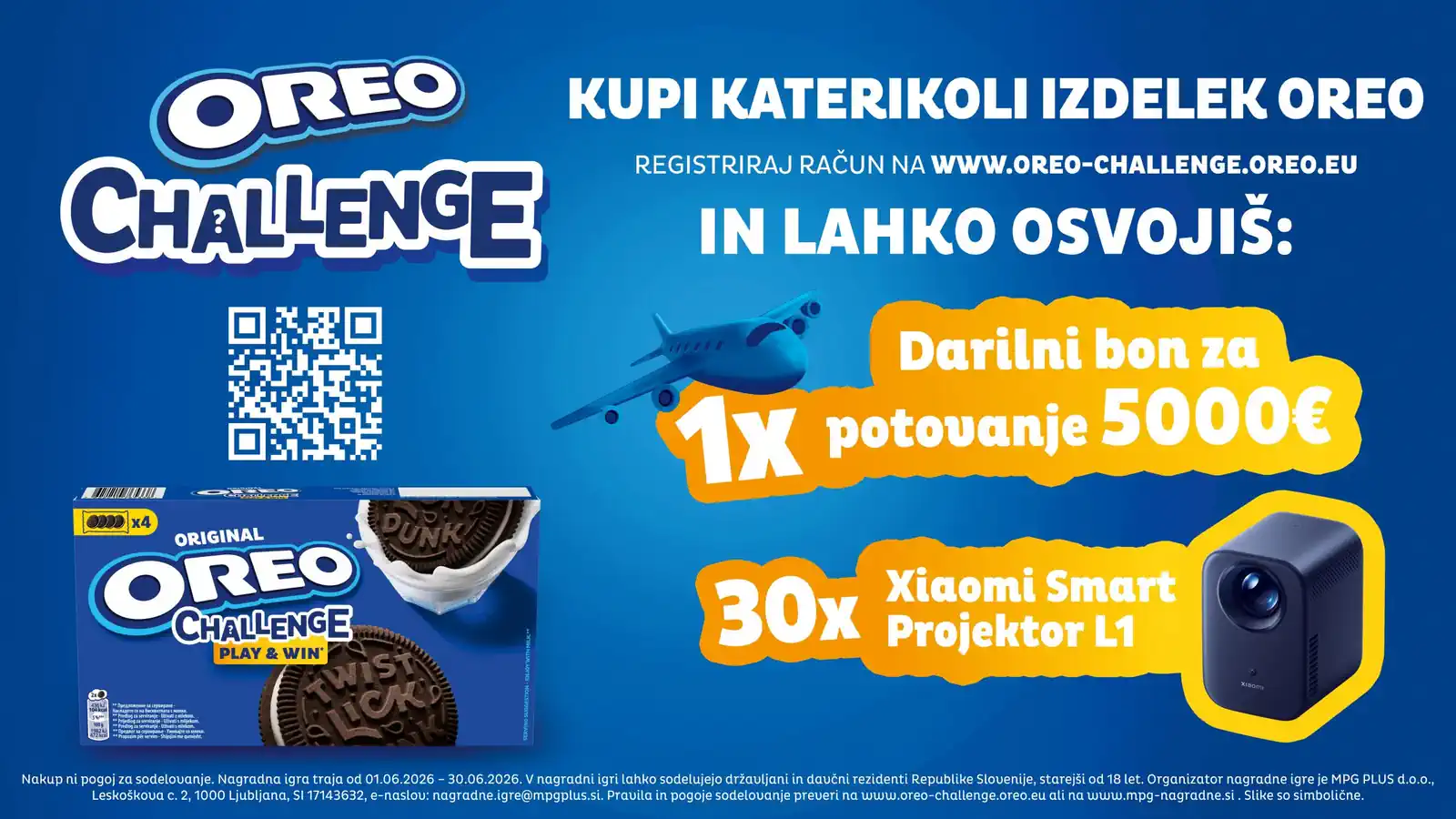 Oreo nagradna igra 2026: OREO CHALLANGE