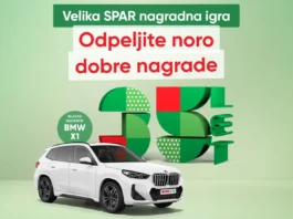 SPAR nagradna igra 2026: Odpeljite noro dobre nagrade