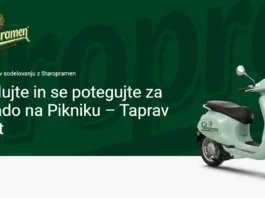 VIVI storitve in svetovanje d.o.o. nagradna igra 2026: Osvoji Vespo Staropramen