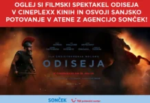 Cineplexx: Doživi spektakel “Odiseja” in osvoji potovanje v Atene Cineplexx nagradna igra 2026: Oglej si spektakel Odiseja in osvoji potovanje v Atene