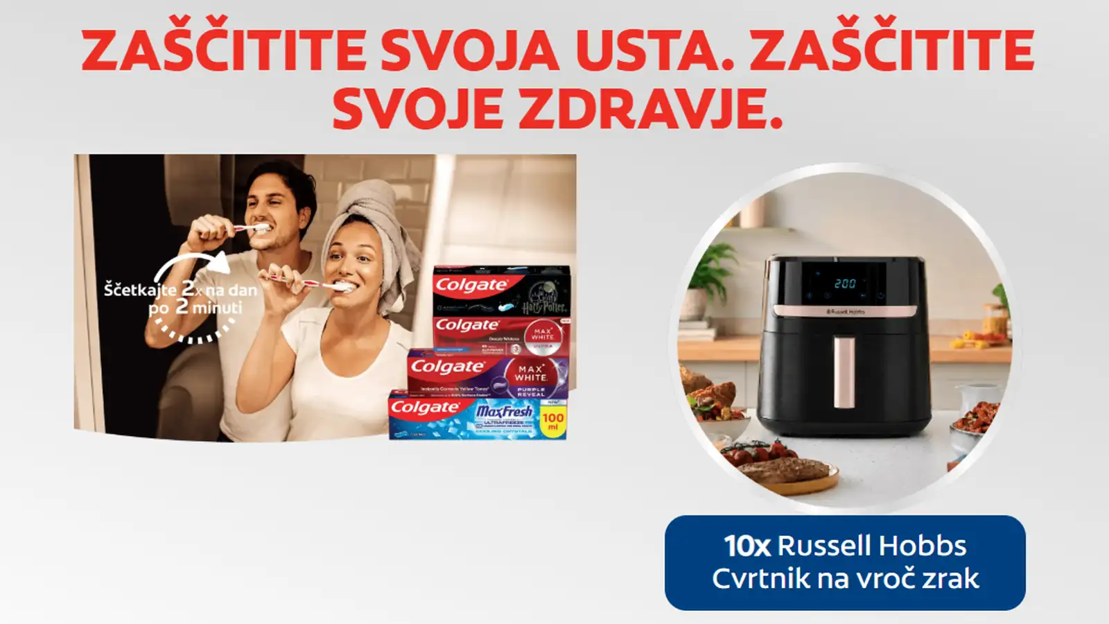 Colgate, Palmolive in Ajax nagradna igra: Colgate nagrajuje! Colgate, Palmolive in Ajax nagradna igra: Colgate nagrajuje!
