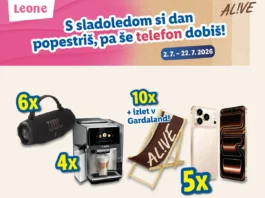 Lidl Slovenija nagradna igra 2026: S sladoledom si dan popestriš, pa še telefon dobiš