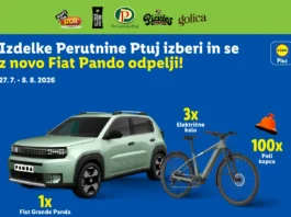 Lidl in Perutnina nagradna igra: Izdelke Perutnine Ptuj izberi in se z novo avto Fiat Pando odpelj