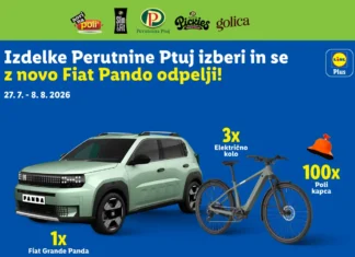 Izdelke Perutnine Ptuj izberi in se z novo avto Fiat Pando odpelj Lidl in Perutnina nagradna igra: Izdelke Perutnine Ptuj izberi in se z novo avto Fiat Pando odpelj