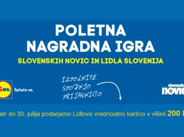 Poletna nagradna igra Slovenskih novic in Lidla Slovenija