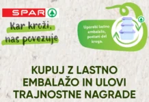 Spar: Kupujte z lastno embalažo in ulovite trajnostne nagrade Spar: Kupujte z lastno embalažo in ulovite trajnostne nagrade
