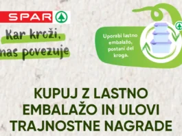 Spar: Kupujte z lastno embalažo in ulovite trajnostne nagrade