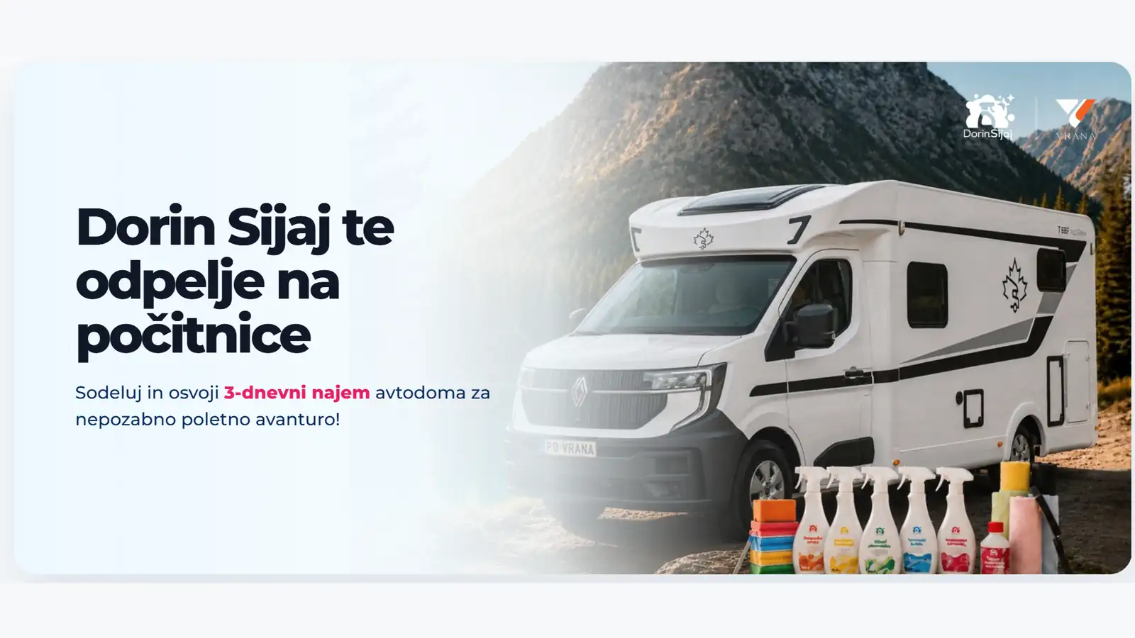 Dorin sijaj nagradna igra: Čisti z Dorin sijaj, odpelji nagrado Dorin sijaj nagradna igra: Čisti z Dorin sijaj, odpelji nagrado