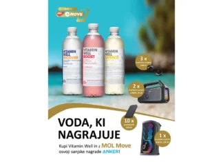 MOL & INA nagradna igra 2026: VODA, KI NAGRAJUJE