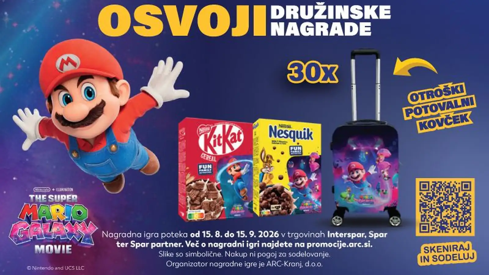 Nestle nagradna igra: Nestle žitarice nagrajuje v Spar trgovinah Nestle nagradna igra: Nestle žitarice nagrajuje v Spar trgovinah