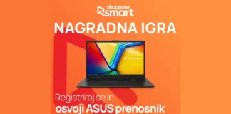 Shoppster nagradna igra: Osvoji prenosnik ASUS VIvobook 15
