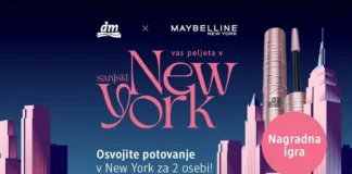 dm nagradna igra: Sanjski New York z dm in Maybelline New York!
