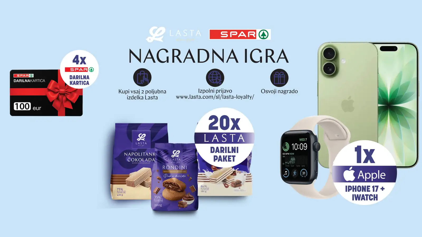 Lasta nagradna igra: LASTA IN SPAR NAGRAJUJETA Lasta nagradna igra: LASTA IN SPAR NAGRAJUJETA
